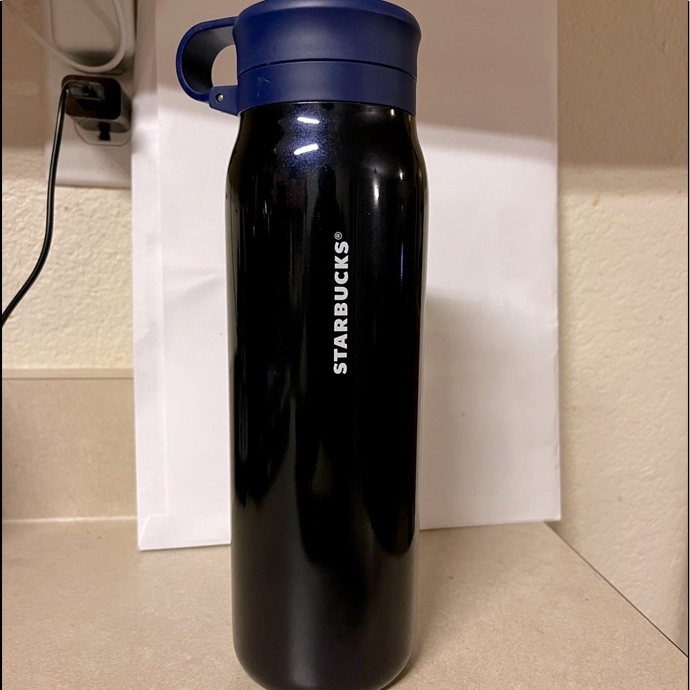 Starbucks 2022 Glitter Indigo Stainless Steel Water bottle